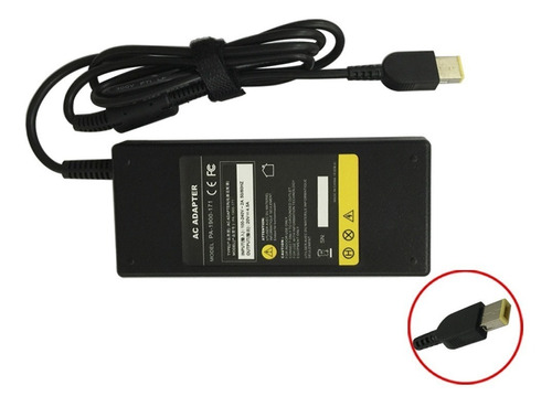 CARGADOR LENOVO PUNTA RECTANGULAR PIN CENTRAL 