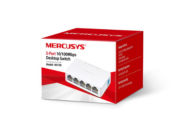 SWITCH 5 PUERTOS MERCUSYS MS105