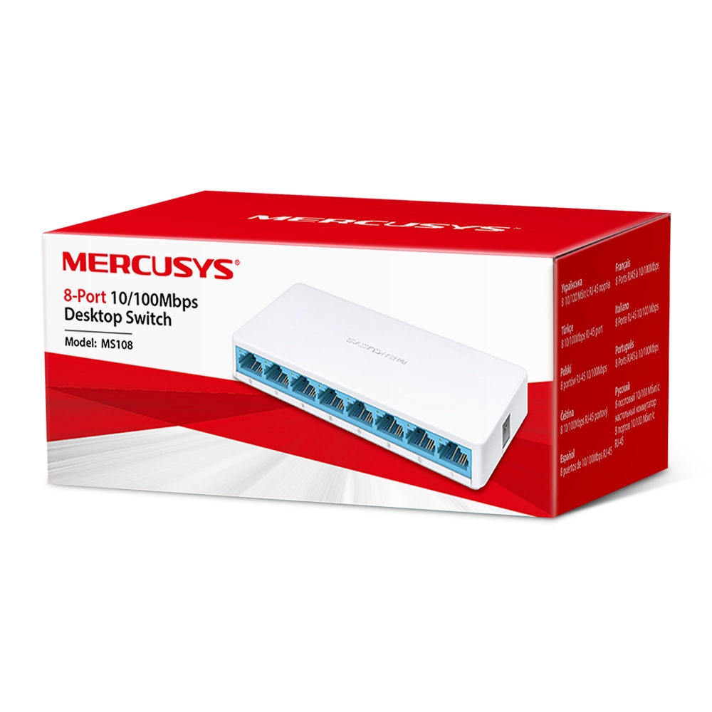 SWITCH 8 PUERTOS MERCUSYS MS108