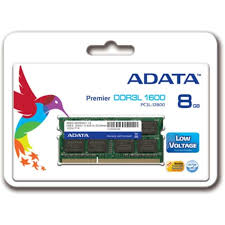 MEMORIA RAM ADATA DDR3 8GB 1600 MHZ LAPTOP